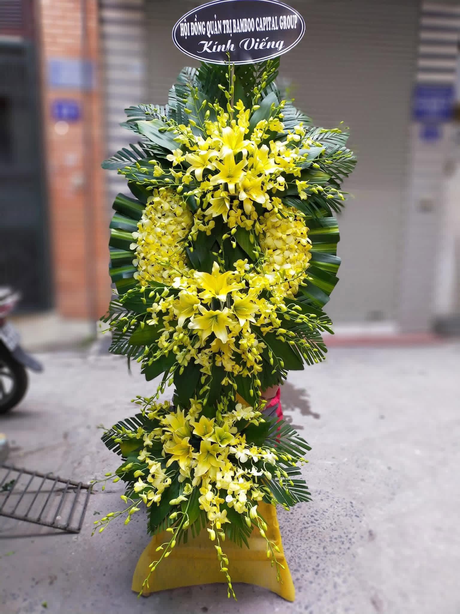 Kệ viếng vàng 3 tầng 
