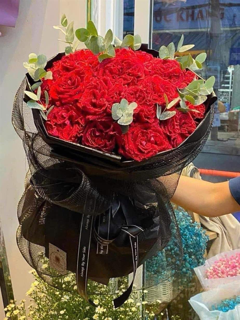 Bó hoa hồng ohara đỏ