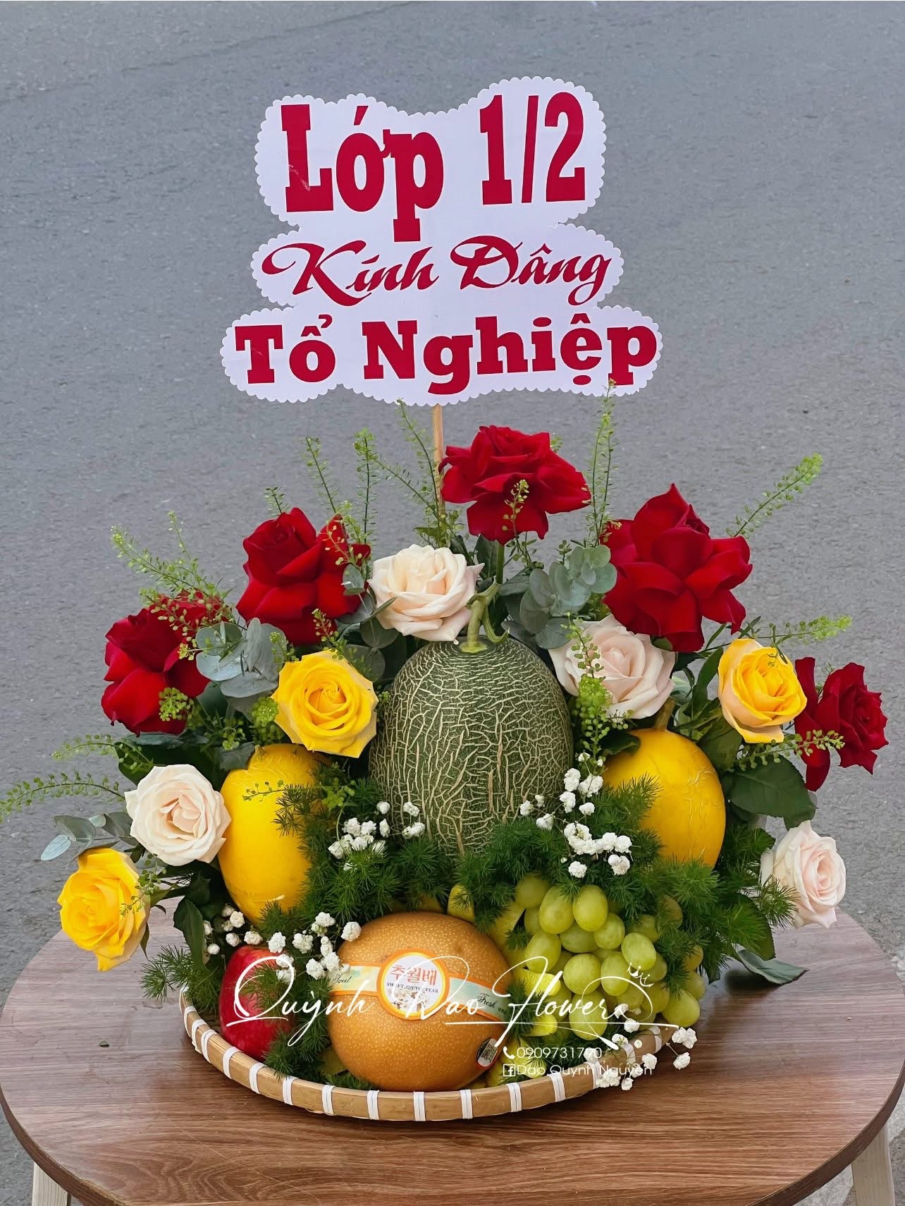 Mâm trái cây dâng tổ nghiệp 