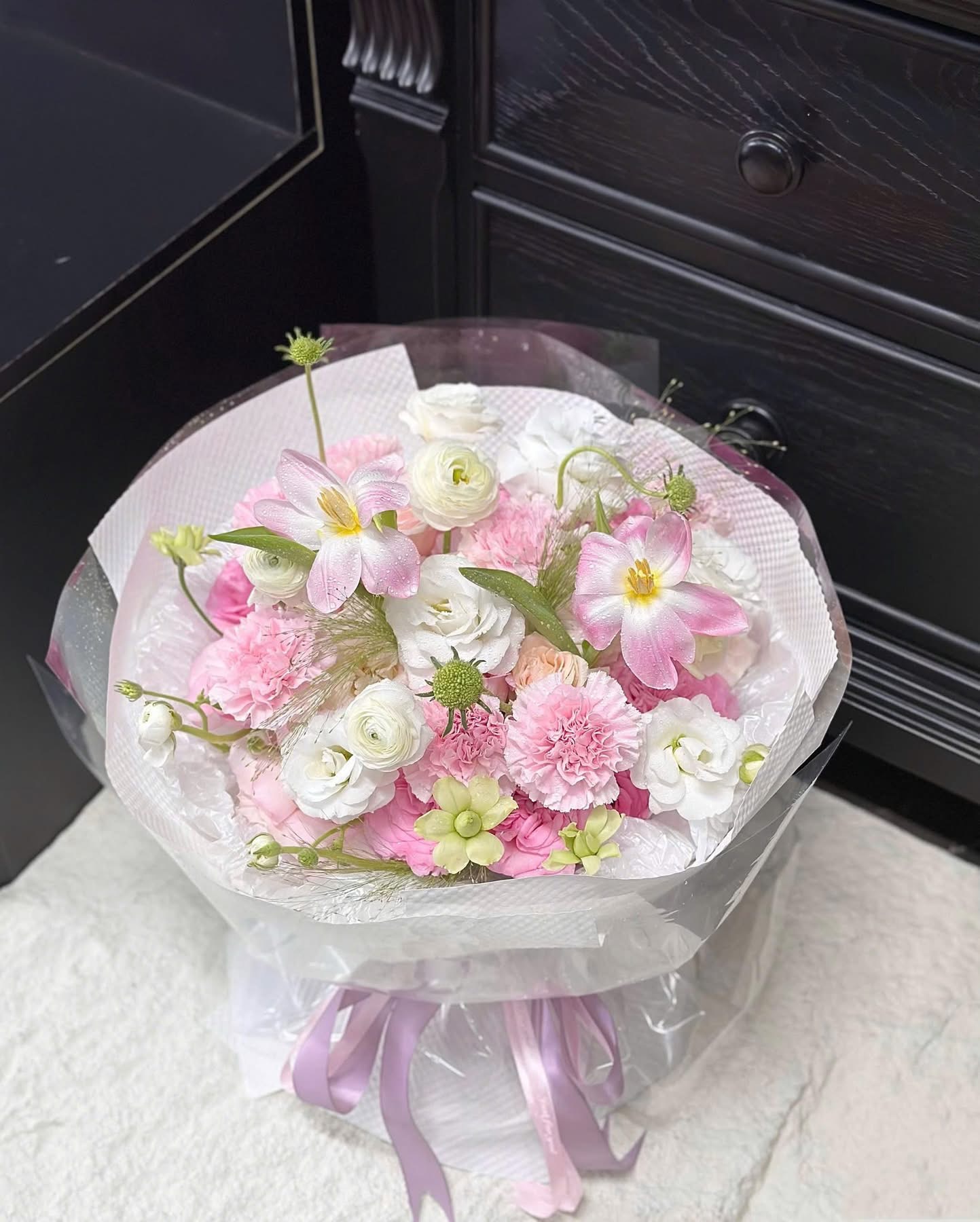 Bó hoa mao lương mix tulip