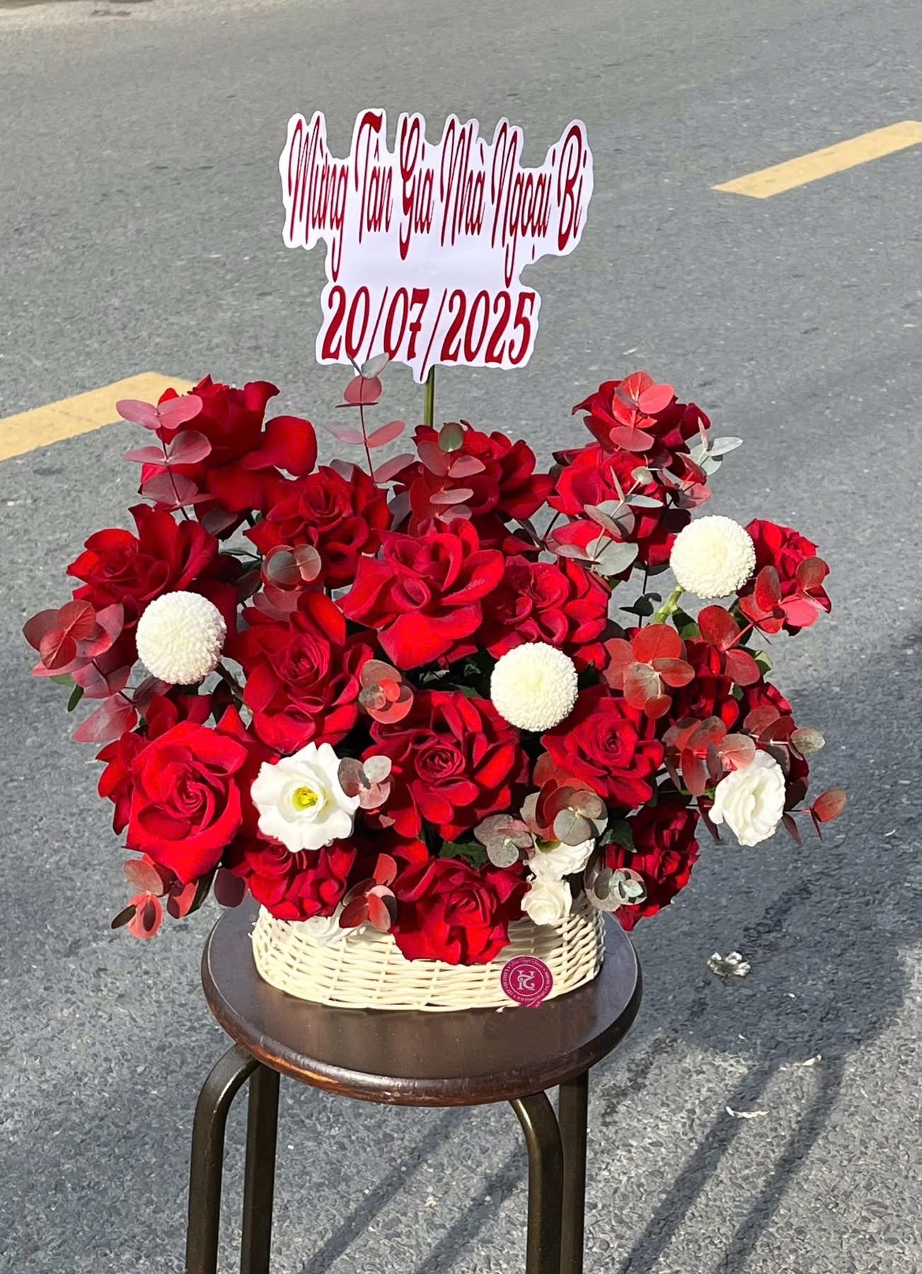 Giỏ hoa khai trương biên hòa 