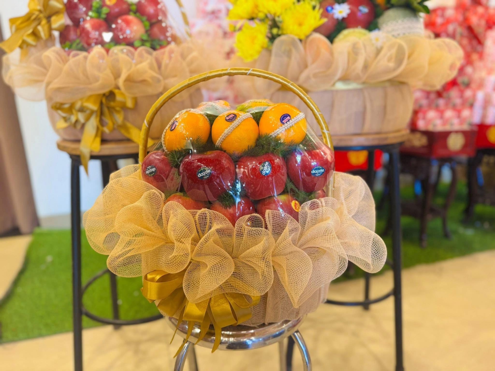 Giỏ trái cây rẻ đẹp 