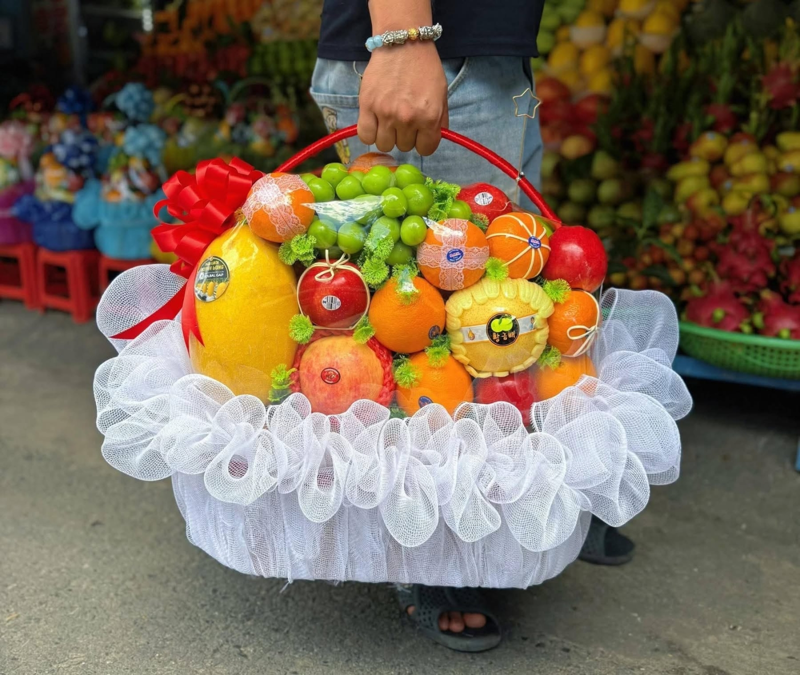 Giỏ trái cây to thủ Đức 