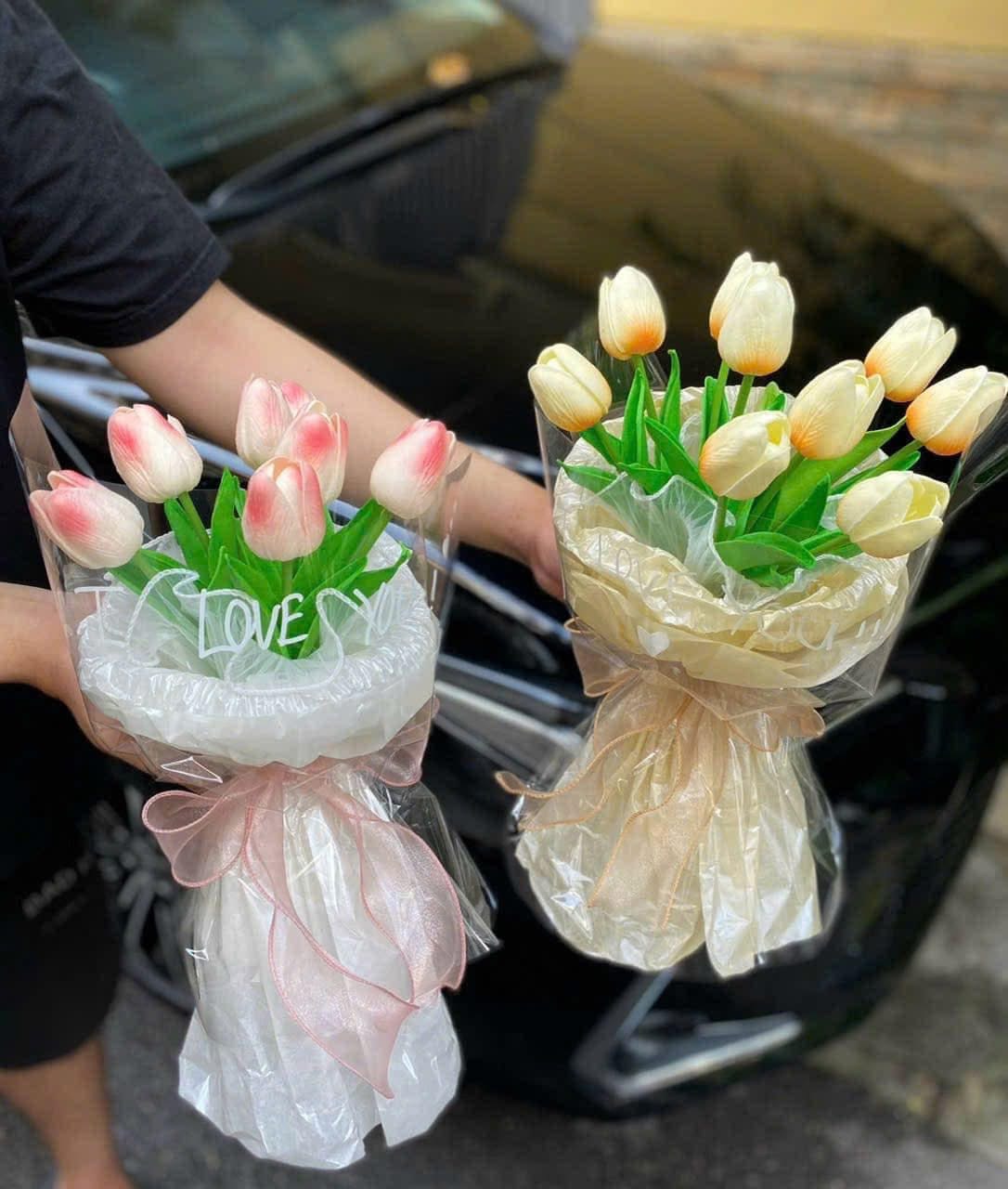Bó hoa tulip xinh