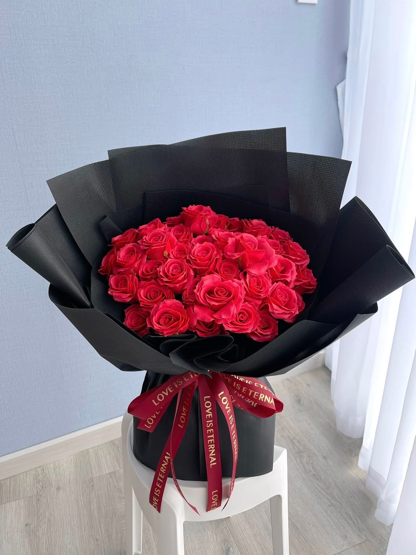 Bó hoa sáp đỏ cao cấp 
