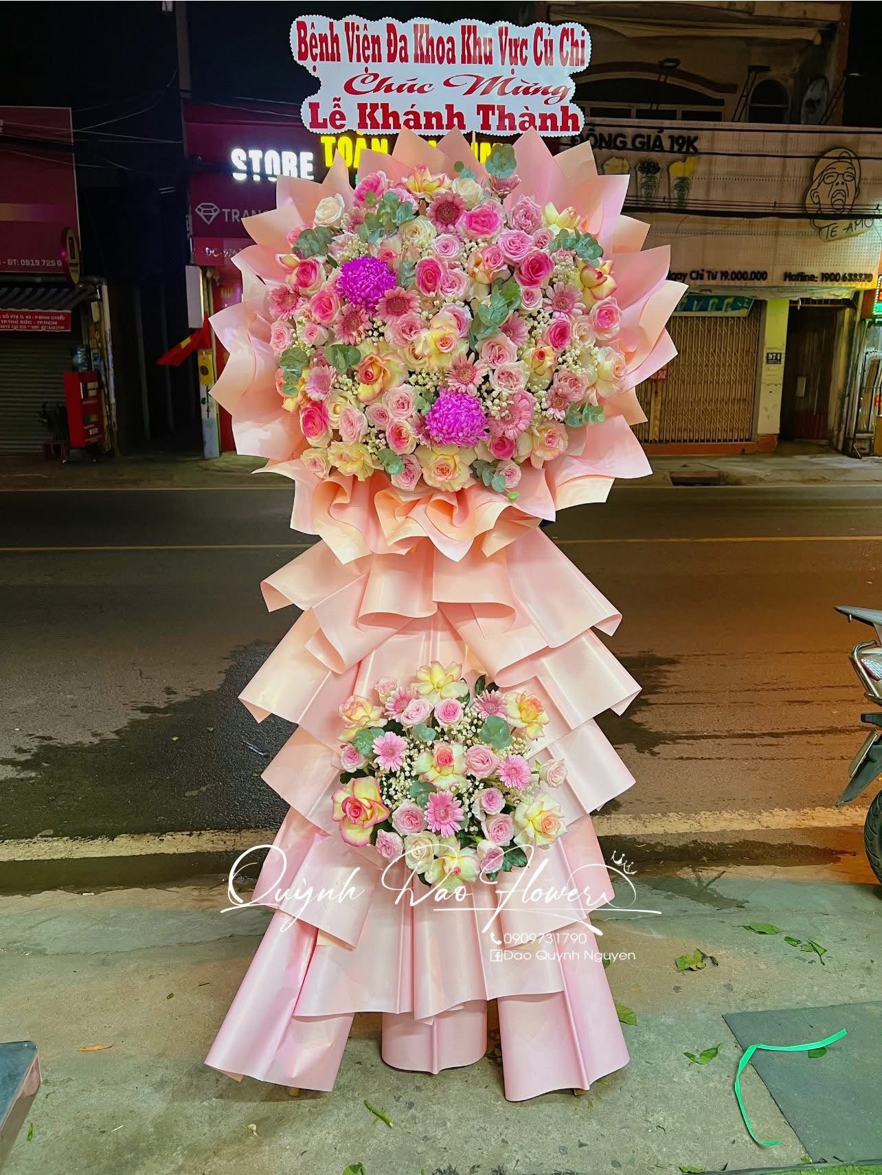 Kệ khai trương, lẵng hoa tại Bình Dương, Thuận an, Lái Thiêu, Bình Nhâm, An Phú