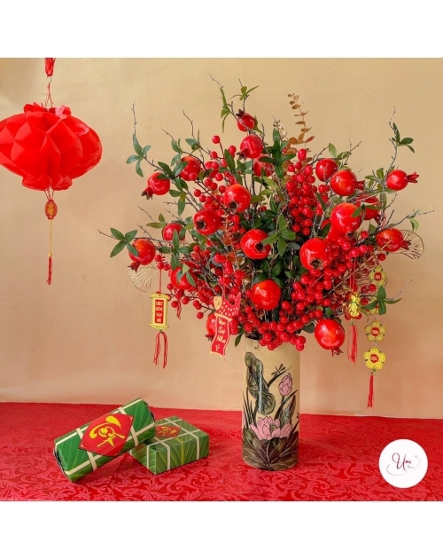 Hoa trưng bàn tết