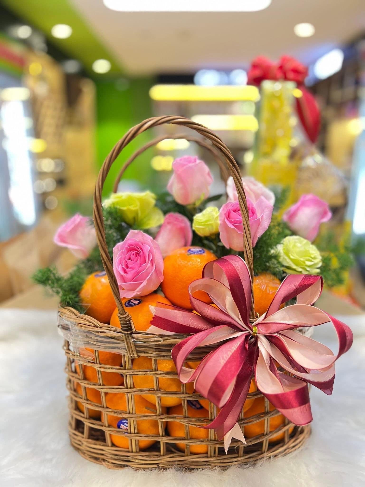 Giỏ trái cây cam tươi 