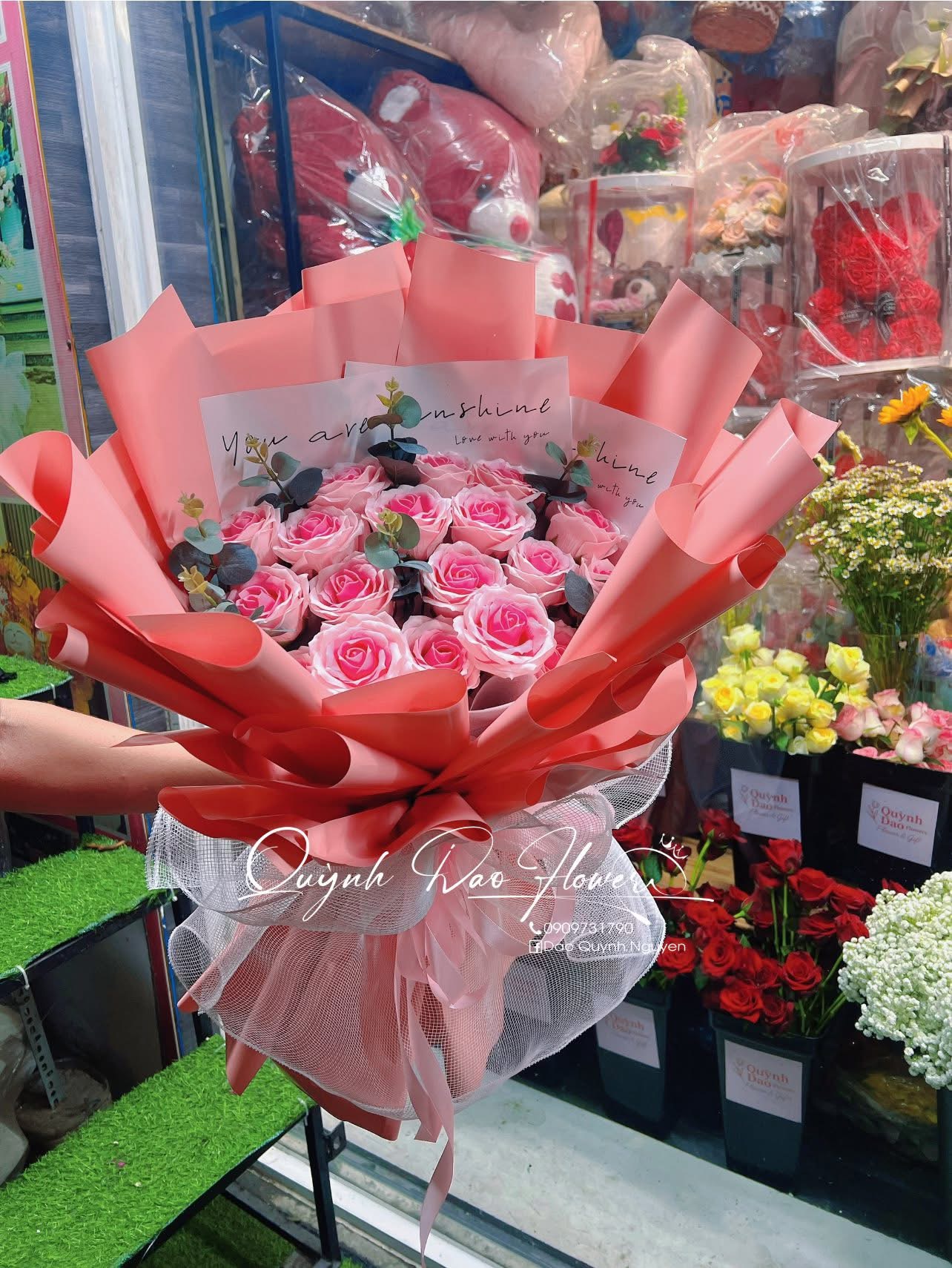 Bó hoa sáp cao cấp hiệp bình 