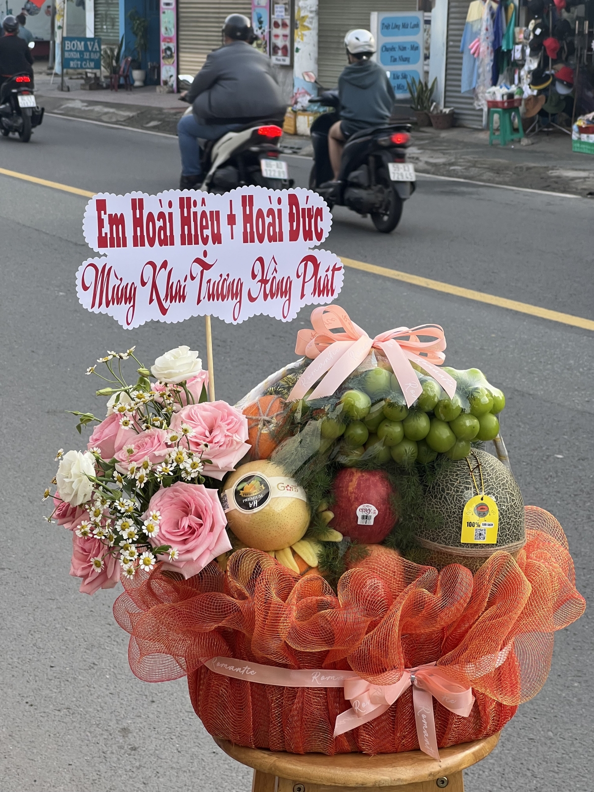 Giỏ trái cây mừng khai trương 