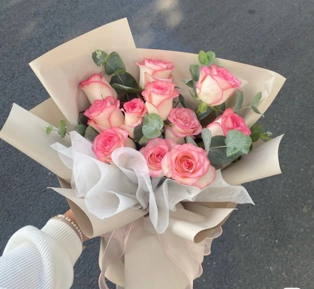 Bó hoa hồng 10 bông tại Thủ Đức 