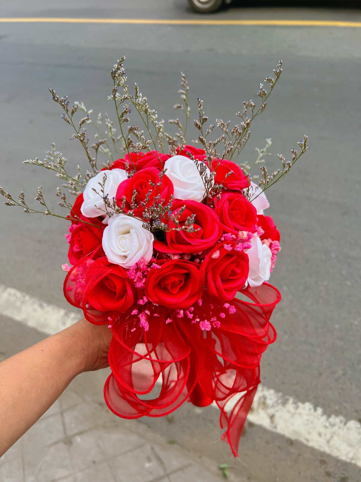 Hoa cưới hoa sáp 