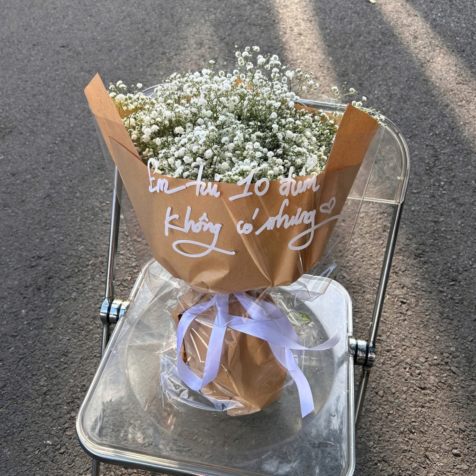 Bó hoa bi trắng tại thủ Đức 