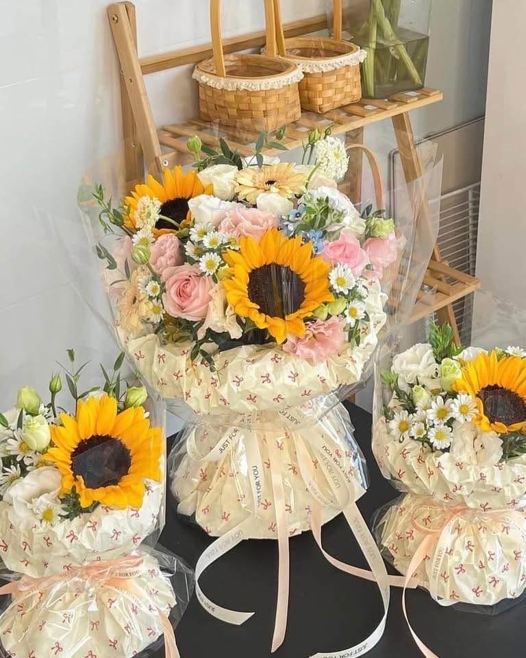 Hoa mix kiểu Hàn Quốc 