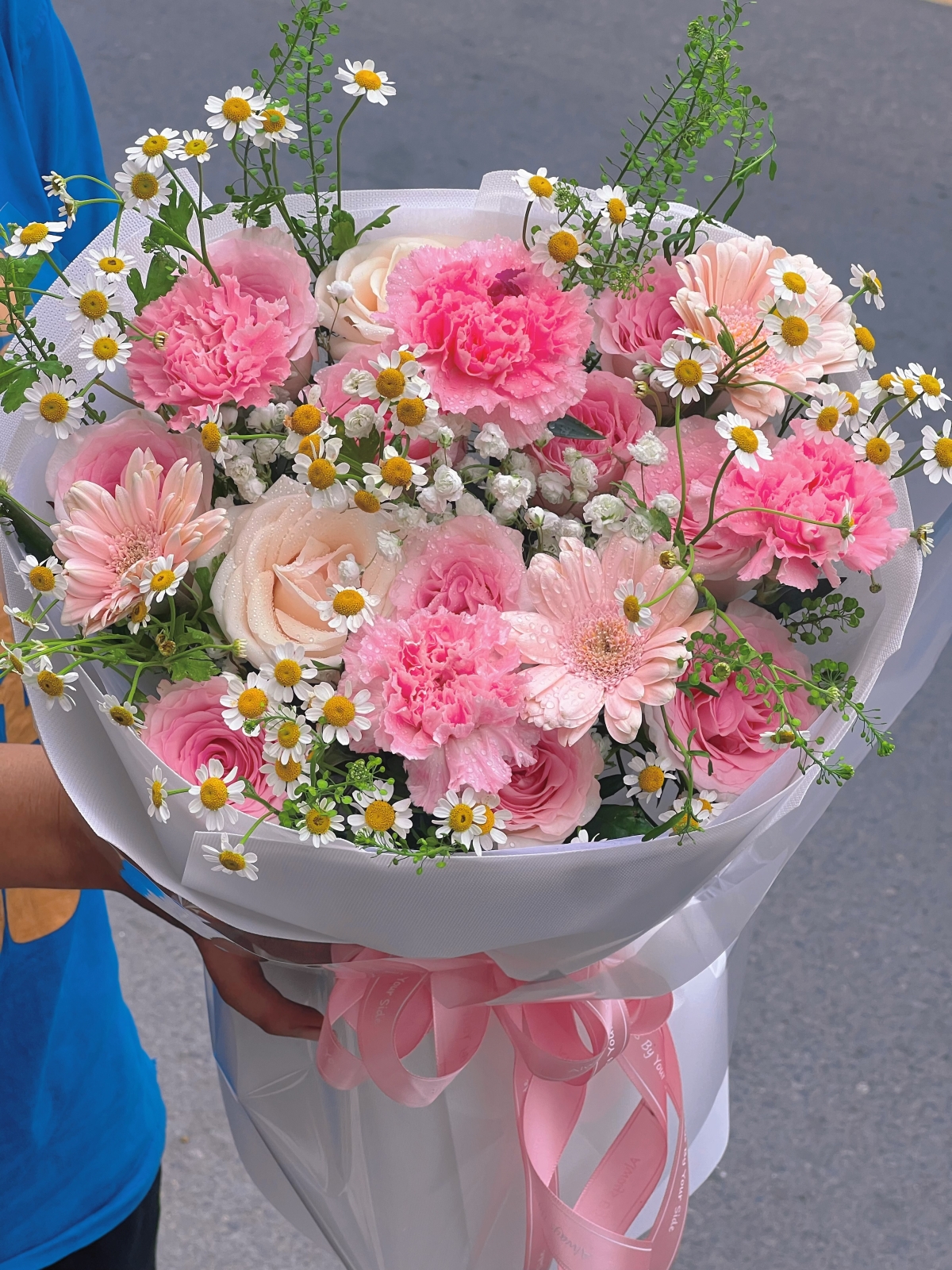 Hoa xinh kiểu Hàn 