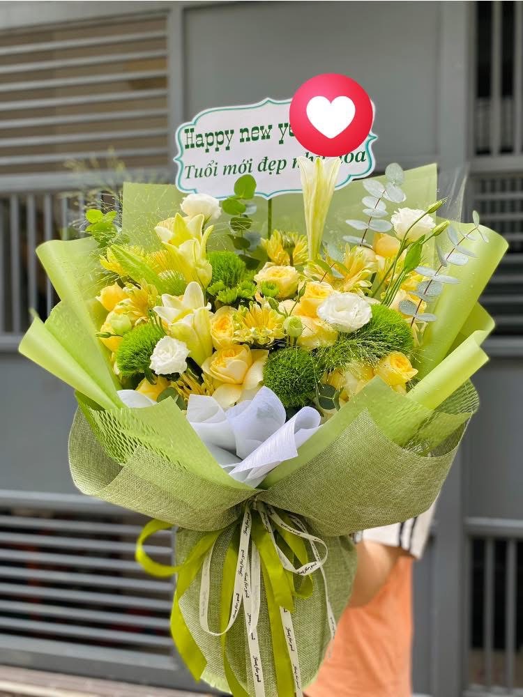 Bó hoa Tone xanh lá tại Thủ Đức 