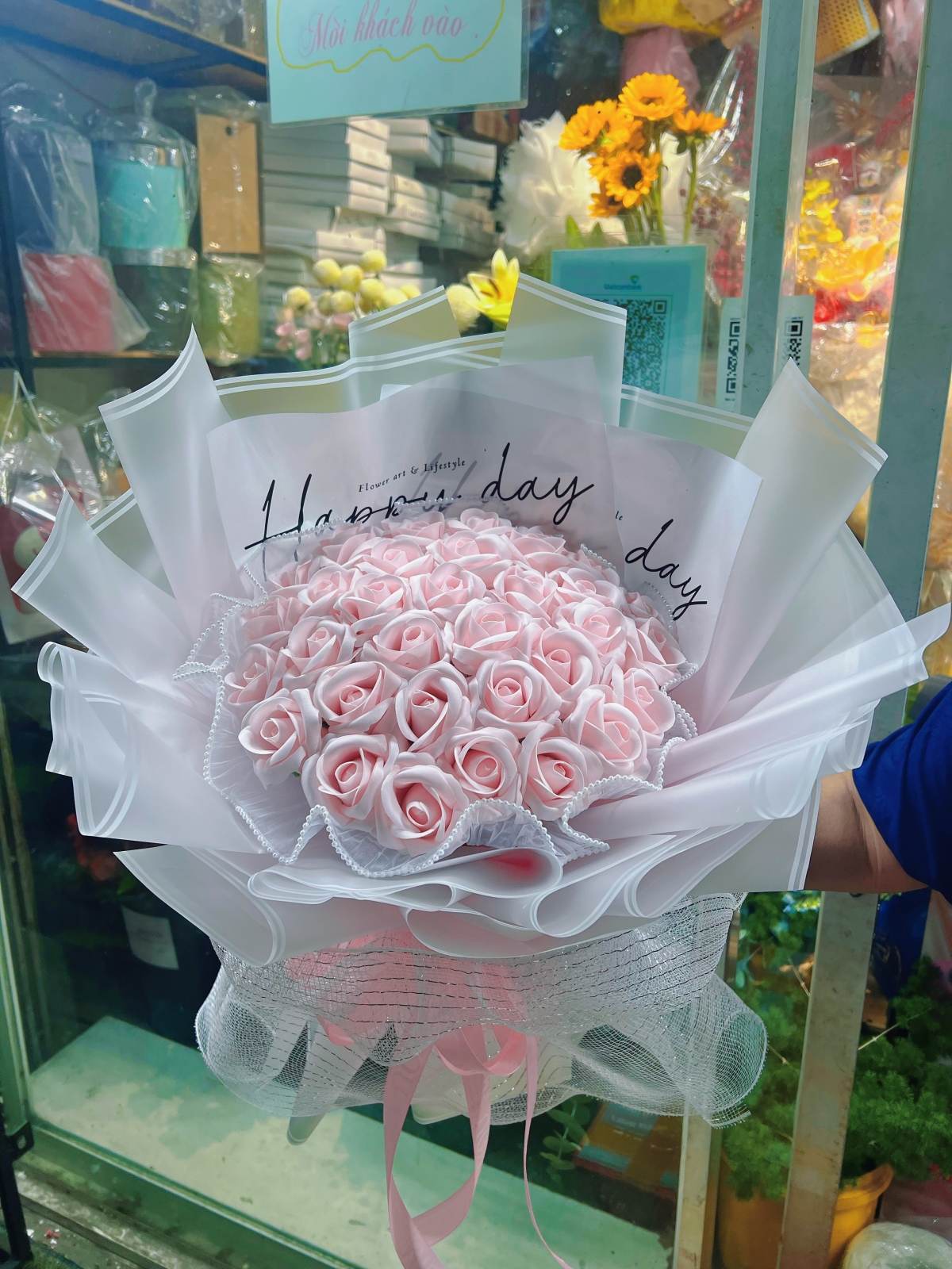 Bó hoa sáp cao cấp 36 bông