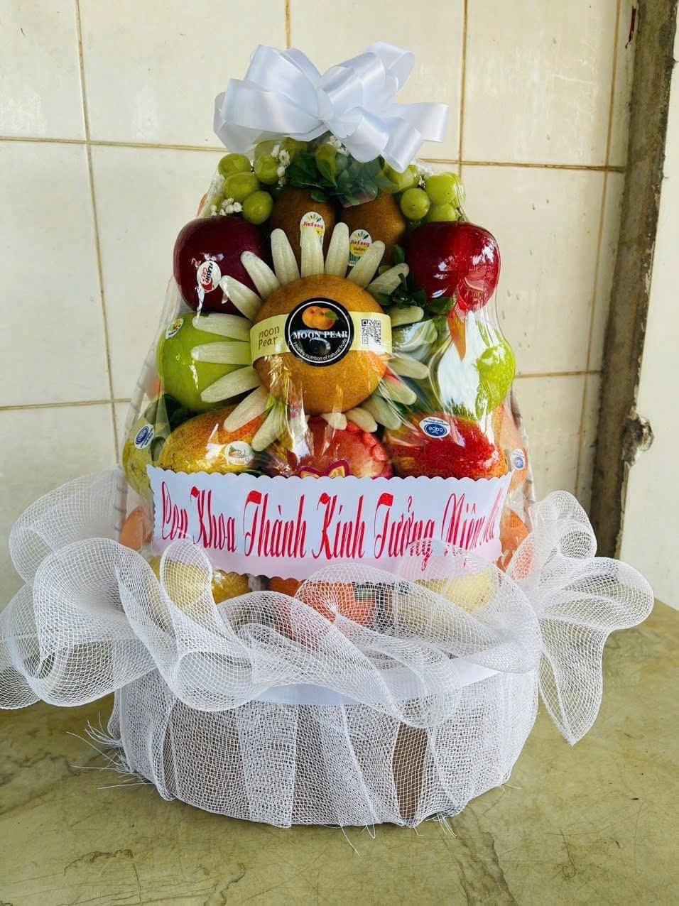 Giỏ trái cây viếng cao to