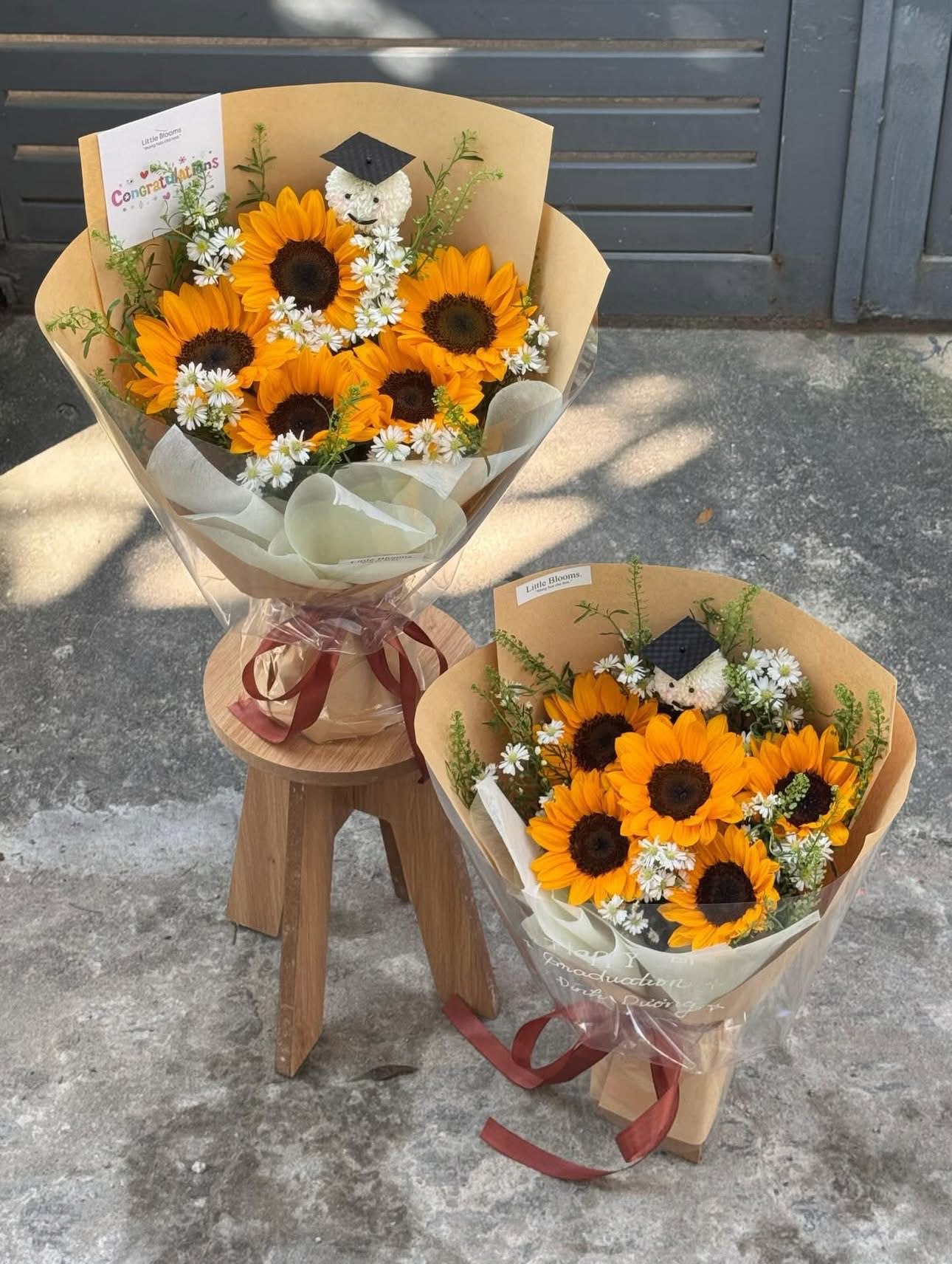 Hoa hướng dương tốt nghiệp quận 1