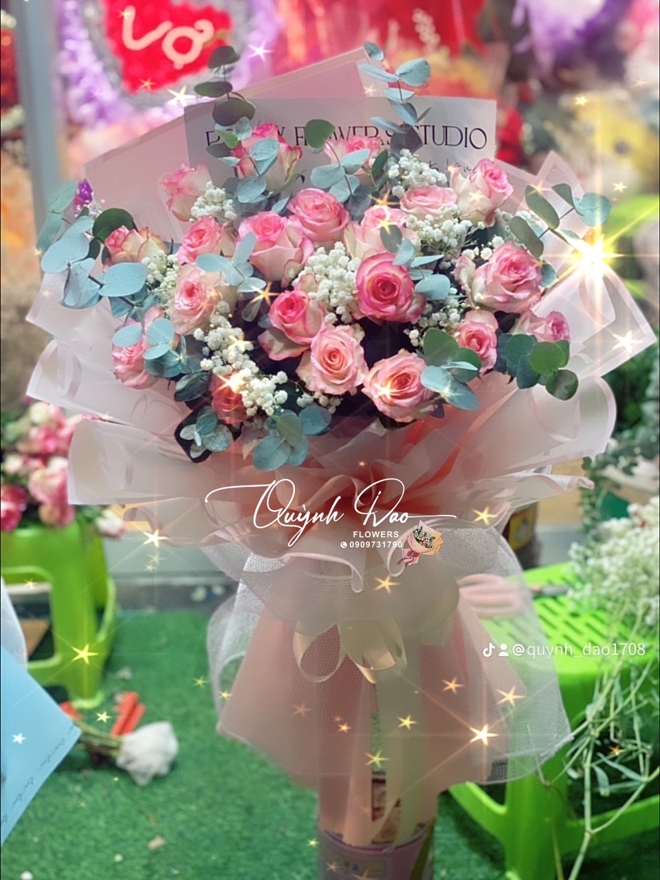 Hoa tươi màu Hồng ngày valentine