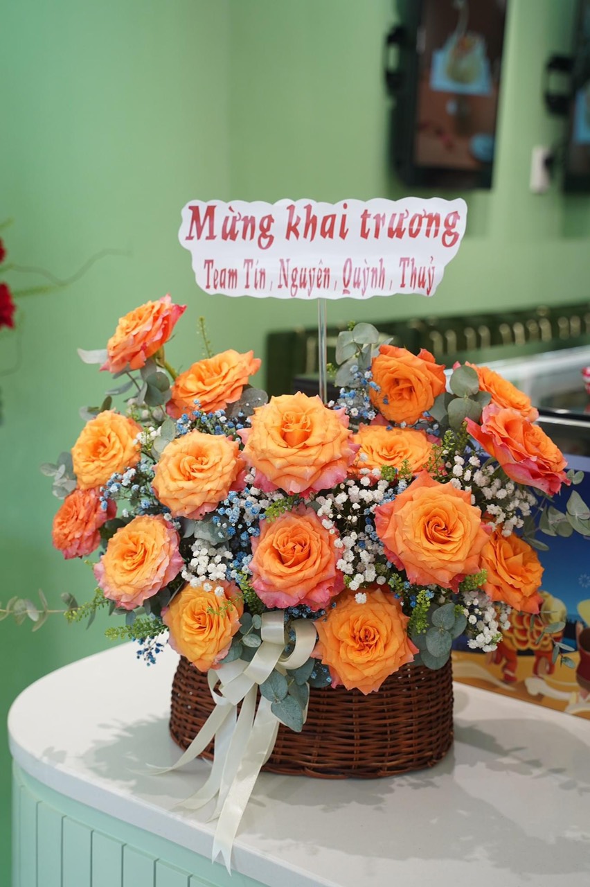Hoa khai trương tặng bạn thân 