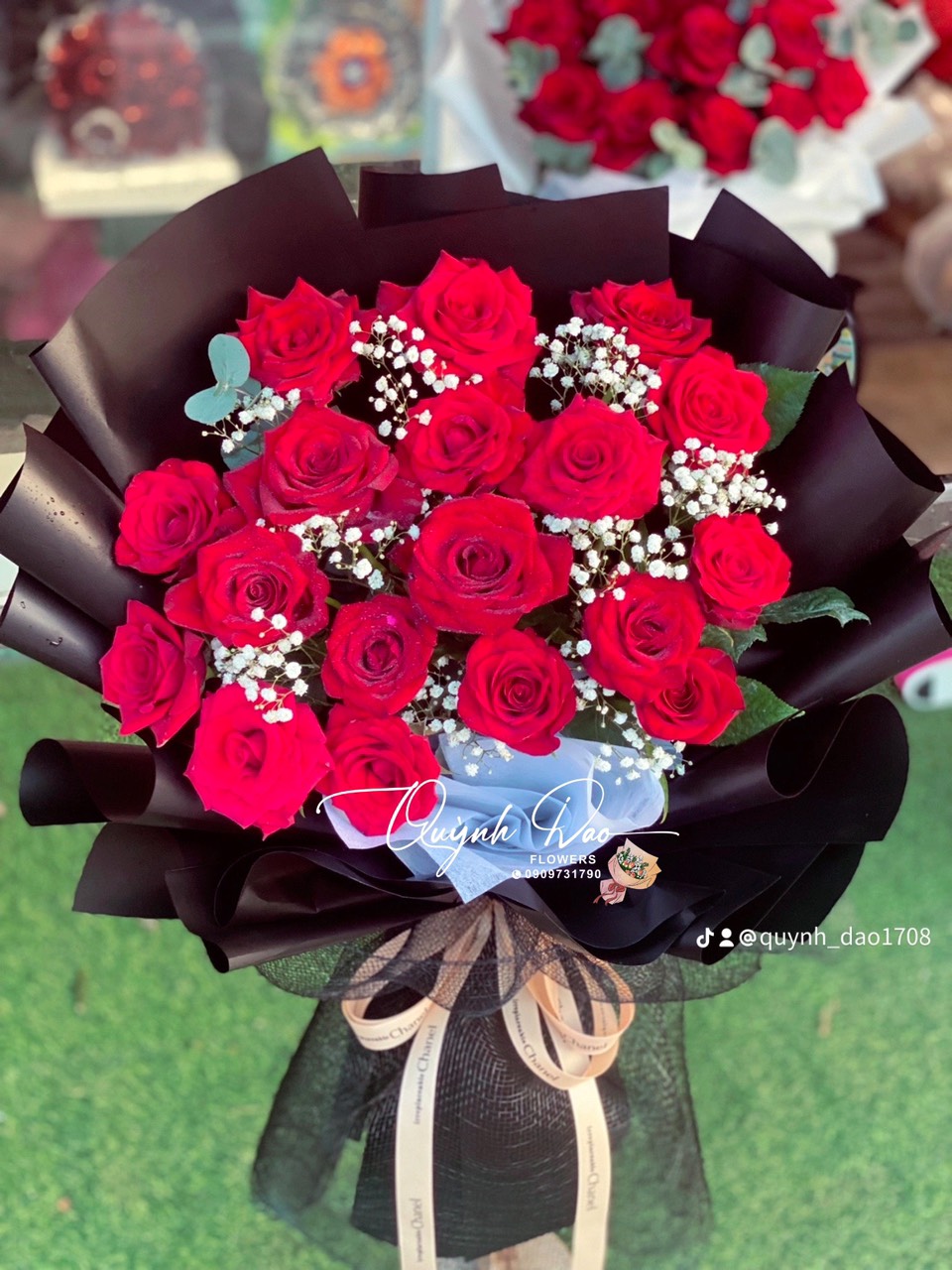 Bó hoa hồng tươi