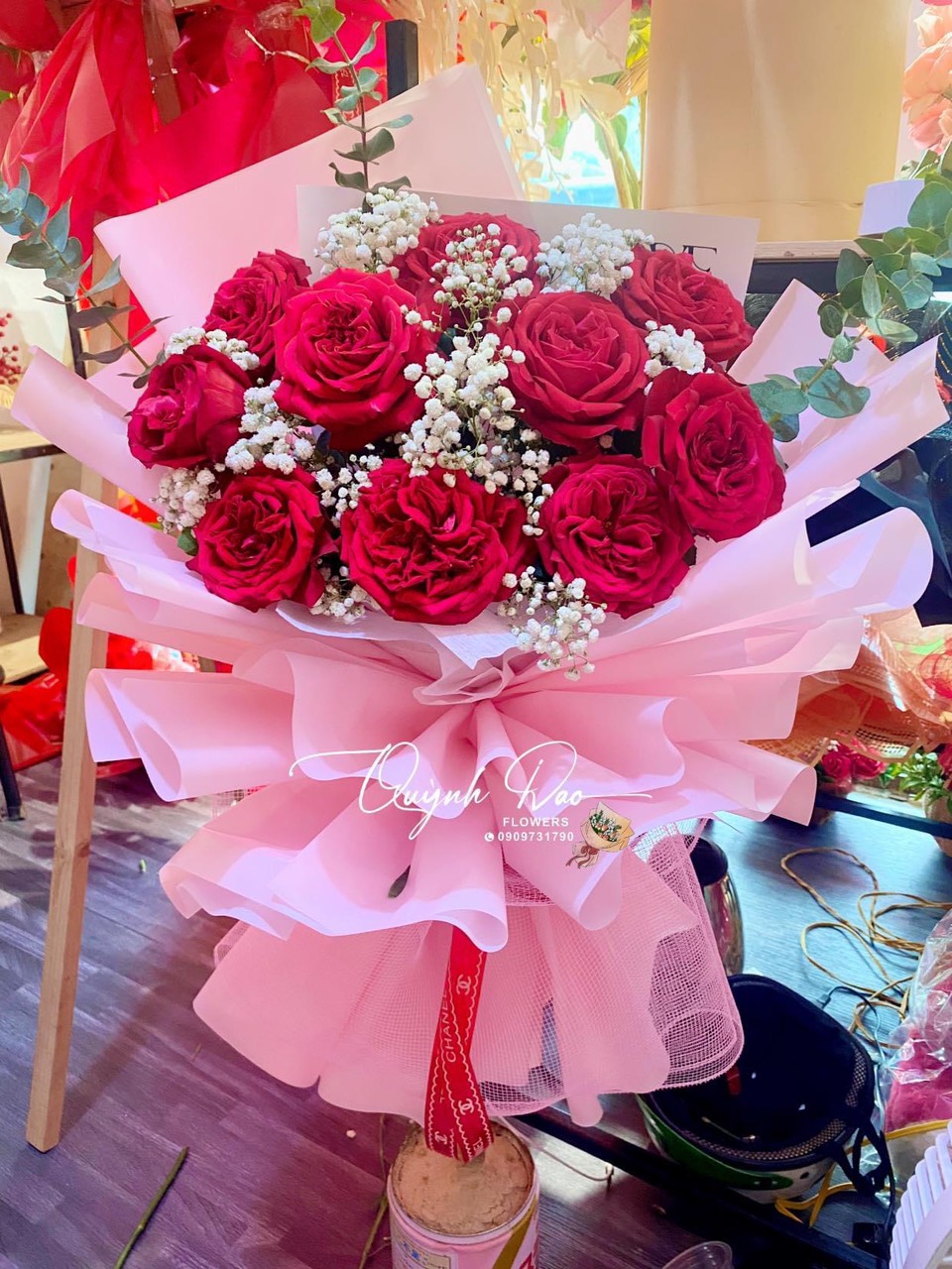 Bó Hoa hồng tươi 300k 