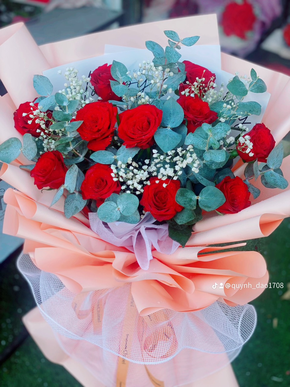 Bó hoa Hồng tặng người thương 