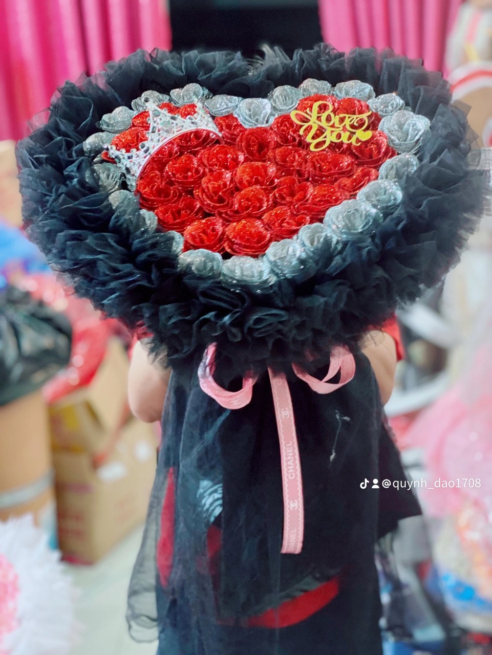 Bó hoa trái tim rẻ tại Thủ Đức 