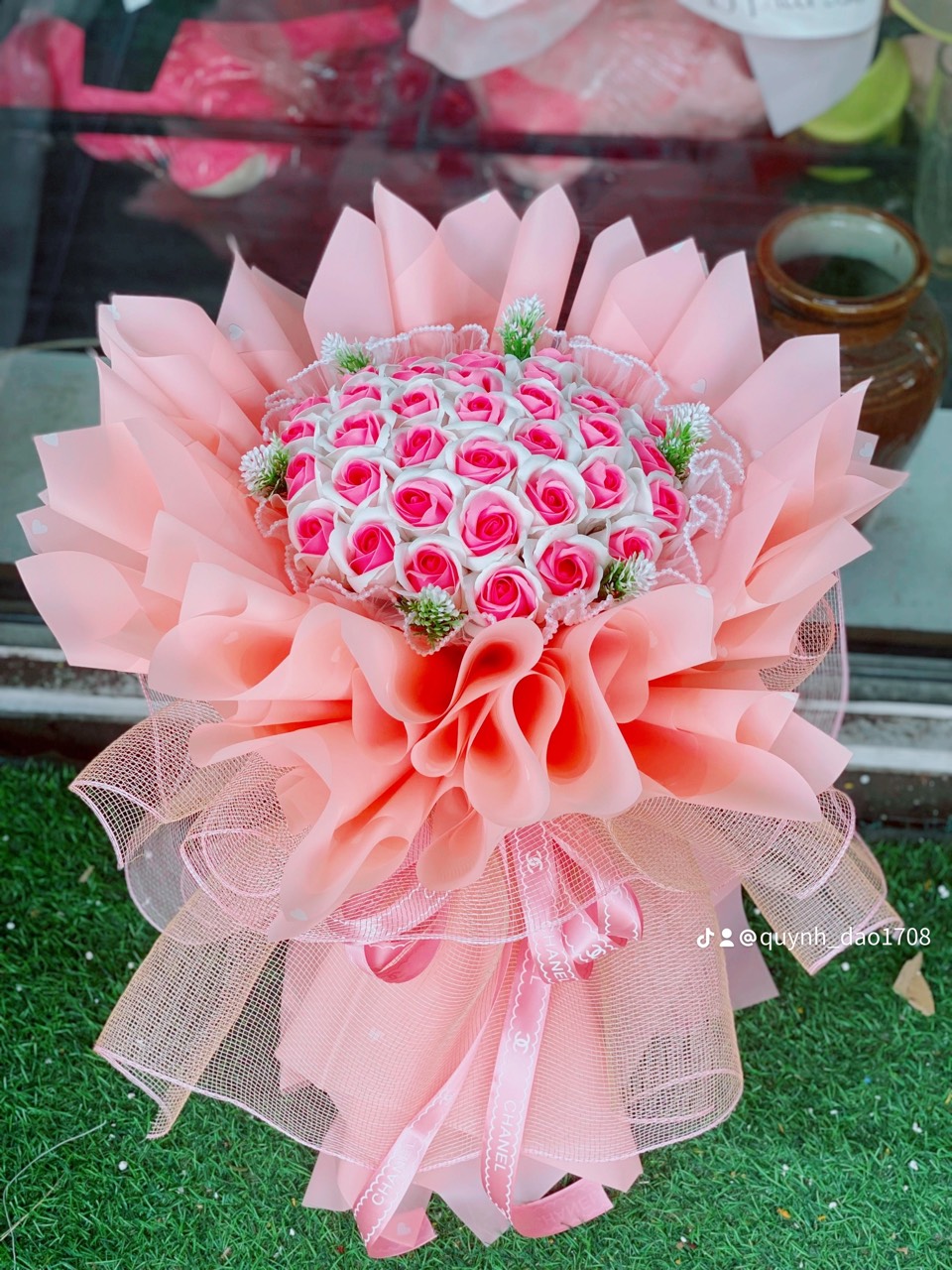 Bó hoa sáp công chúa tặng đồng nghiệp 