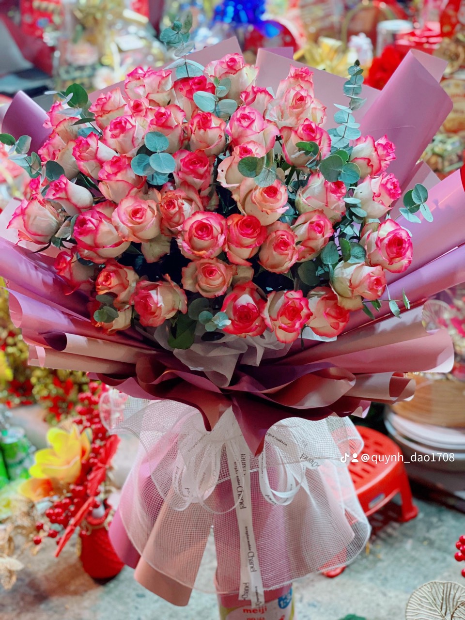 Bó hoa Hồng paster  tặng sinh nhật 