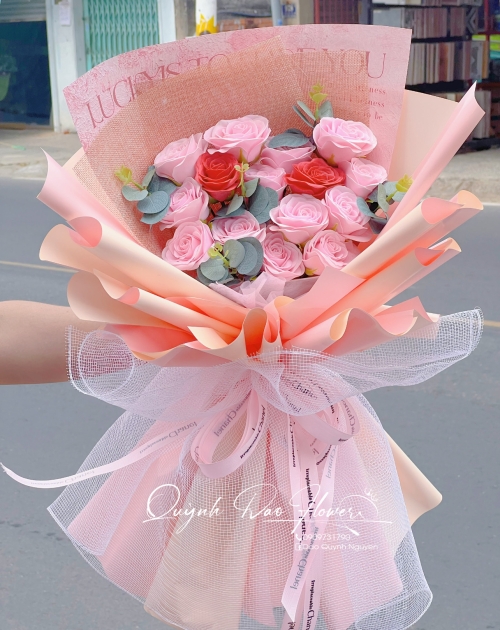 Bó hoa sáp mix cao cấp tại Bình dương 