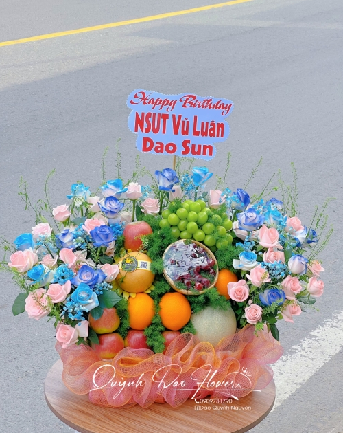 Giỏ trái cây to, tặng sinh nhật, khai trương 