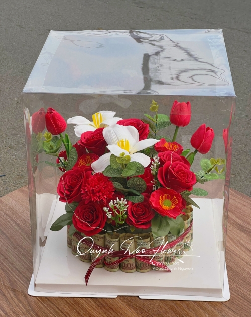 Bánh kem tiền 10k