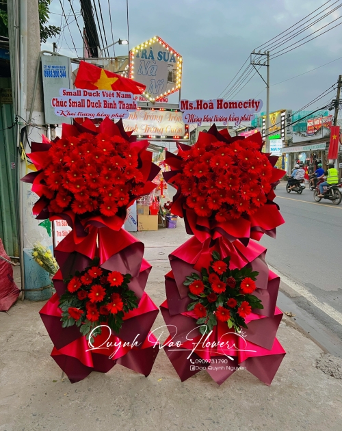 Kệ khai trương đỏ tại bình Thạnh, bình chiểu, bình dương 