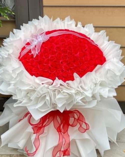 Bó hoa Hồng đỏ công chúa 