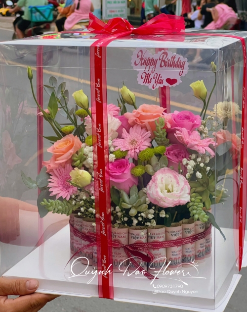 Bánh kem tiền tại quận bình Thạnh 