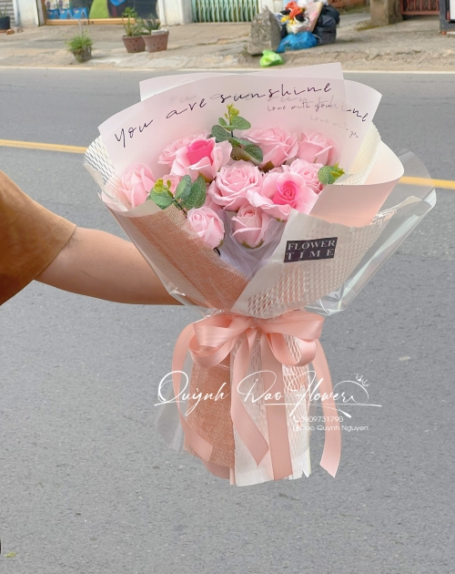 Bó hoa sáp cao cấp pasrer