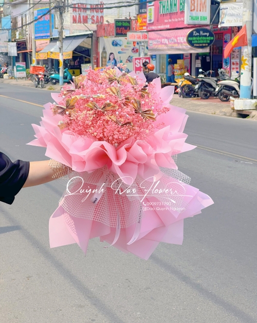 Bó hoa tiền bướm 10k