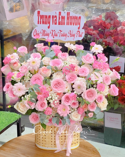 Giỏ hoa, lẵng hoa sinh nhật quận Bình Thạnh