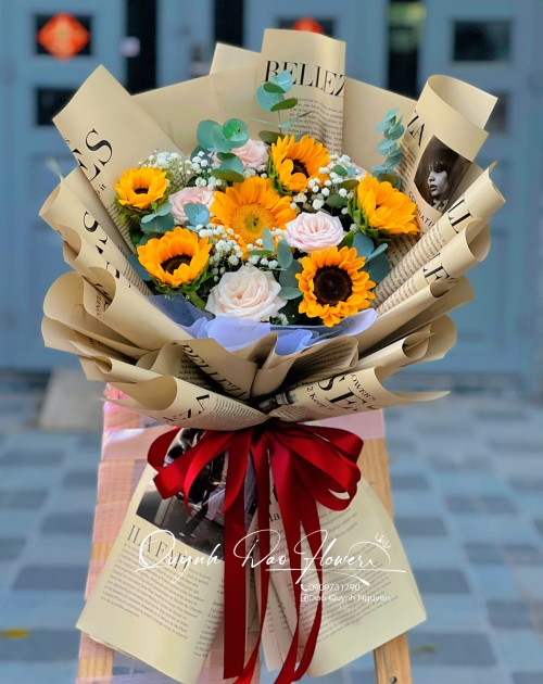 Bó hoa tốt nghiệp tặng người thân 