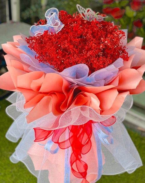 Bó hoa bi khô công chúa tặng người yêu 