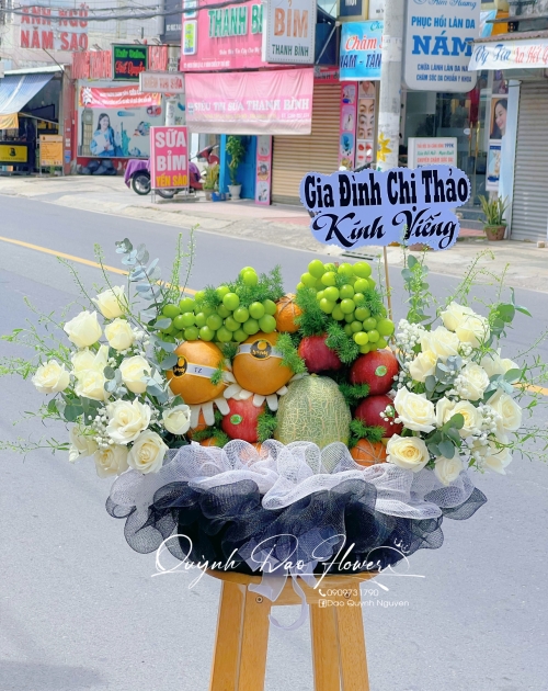 Giỏ trái cây viếng Dĩ An Thủ Đức 