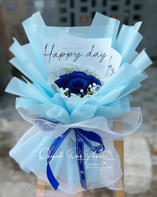 Hoa kim tuyến xanh dương tặng bạn nam