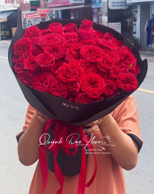 Bó hoa hồng đỏ Thuận an 