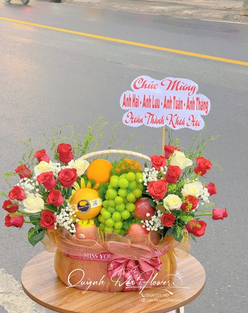 Giỏ trái cây, mừng tốt nghiệp, Thủ Đức 