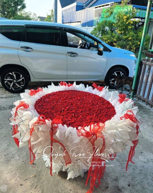 Bó hoa sáp to , khổng lồ 