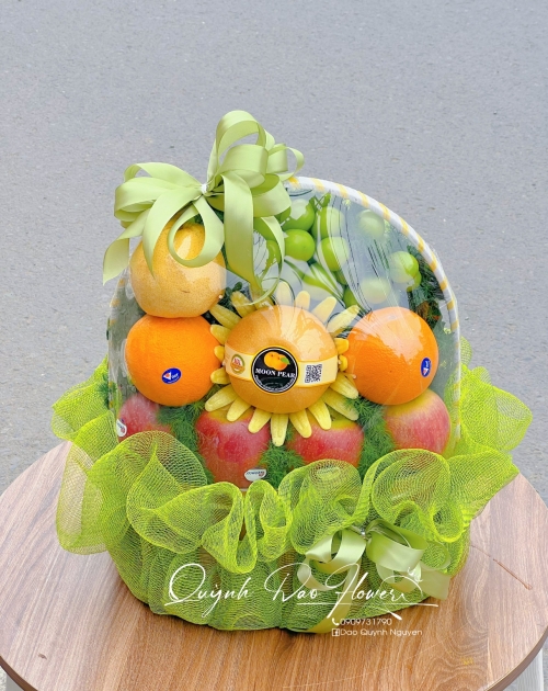 Giỏ trái cây đi biếu 