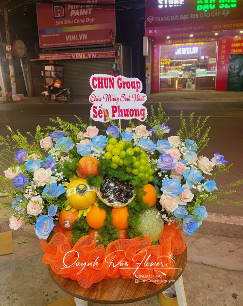 Giỏ trái cây to tặng sếp tại Dĩ An, Bình Dương, Thủ Đức