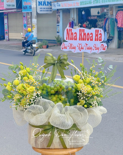 Giỏ nho xanh Thủ Đức 